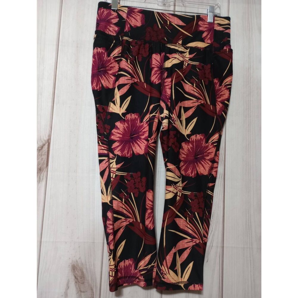 Livi Pants Ladies 14 Floral Capri - Picture 1 of 7